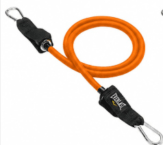 Liga de Resistência Everlast Latex com Clip 15LB EVLT9W015 Laranja