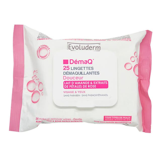 Lenços Demaquilantes Evoluderm Todo Tipo Piel