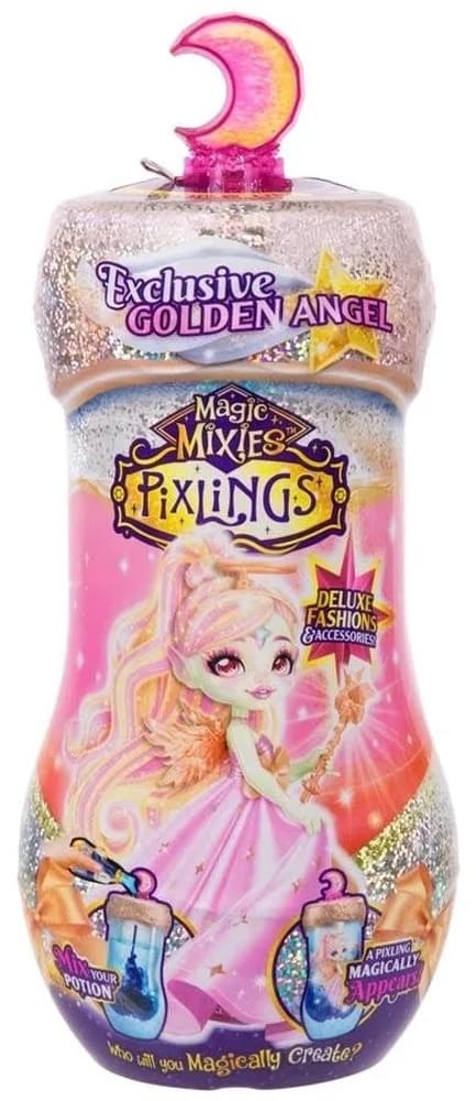 Boneca Magic Mixes Pixlings Moose Golden Angel
