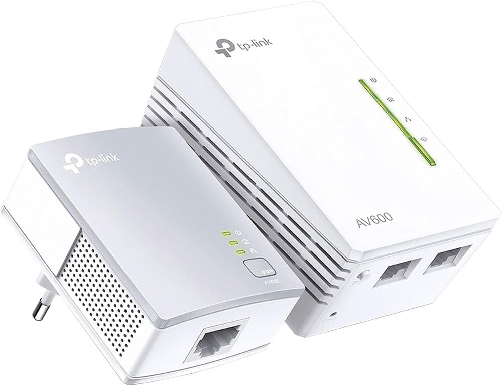 Extensor de Cobertura WiFi TP-Link Powerline Av600 Tl-Wpa4220 Kit