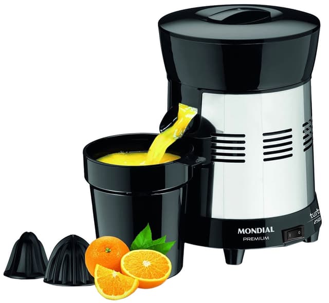 Extrator de Sucos Mondial Premium E-10 Turbo 250W 1.0L Bivolt
