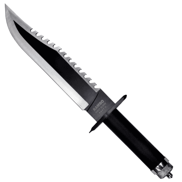 Faca Tática Rambo 2 Canivete 40CM Preto