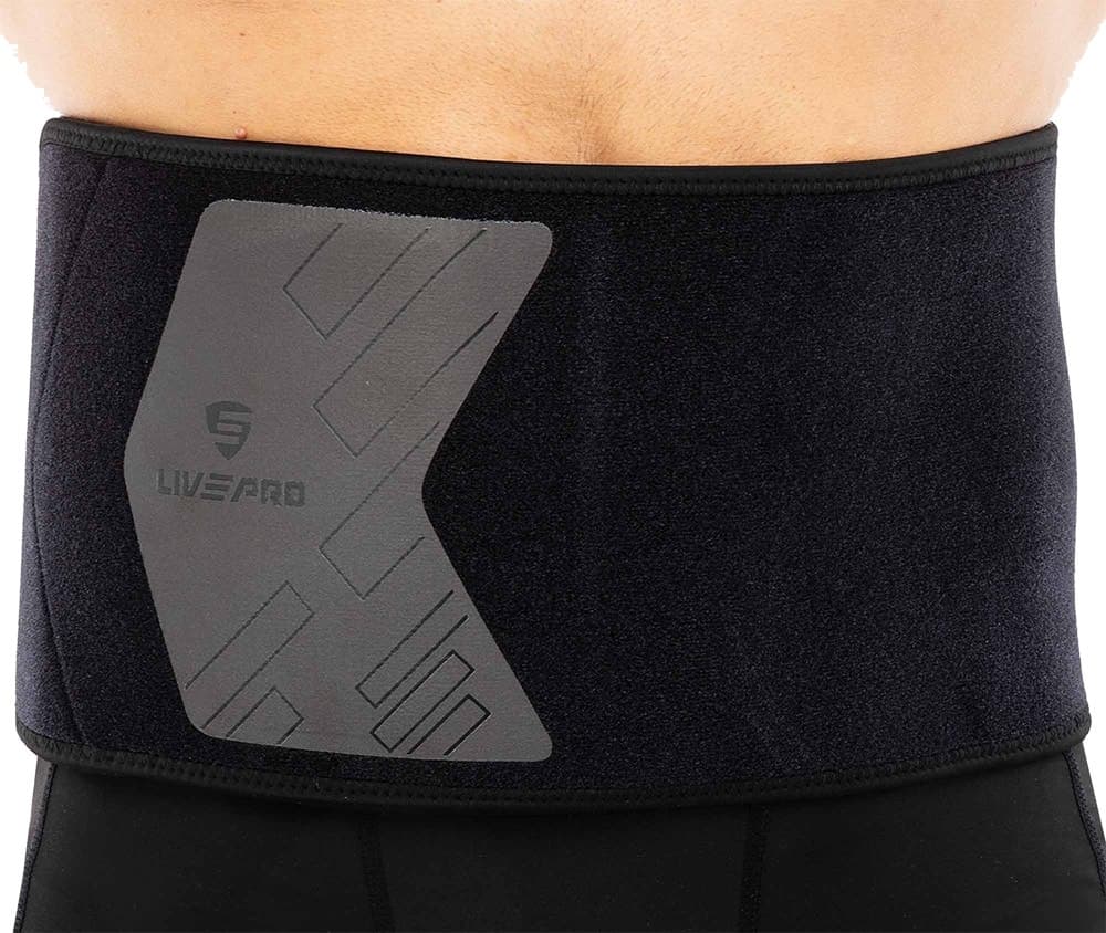 Faixa Abdominal Livepro Lp8718 - Preto