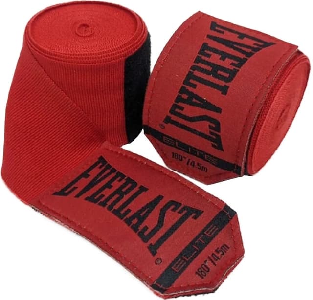 Faixa para Mão Everlast Elite P00003325 - Vermelho (1 Par)