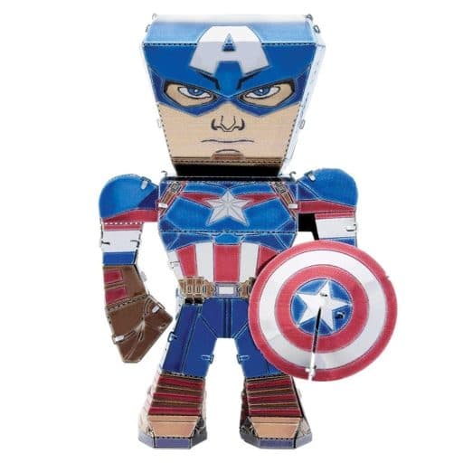 Modelo de Metal Montado Fascinations Captain America