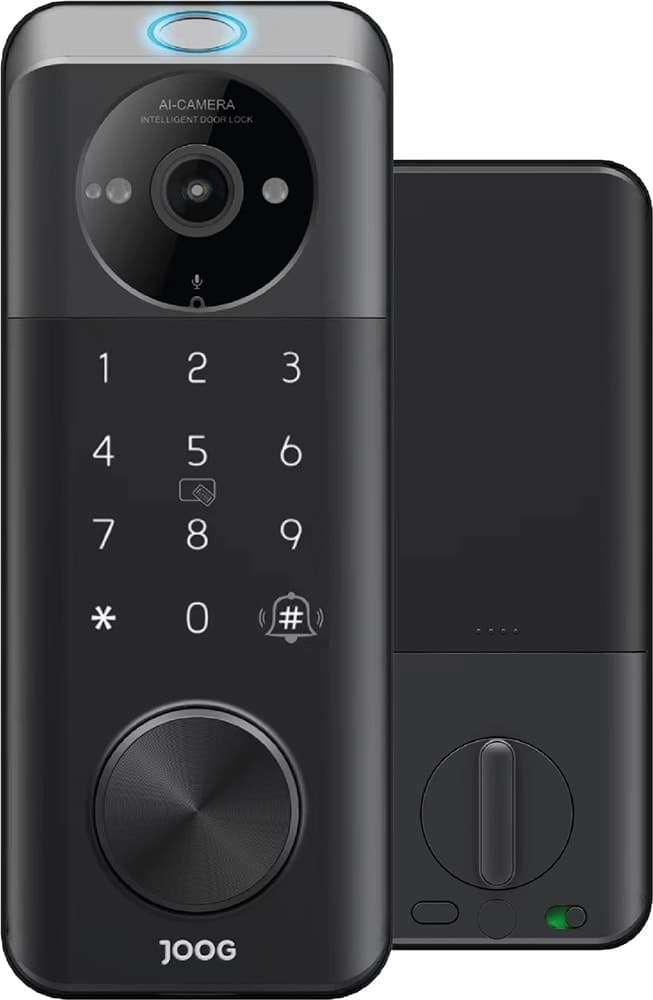 Fechadura Eletrônica Joog Ls1 Smart Lock WiFi/Impressão Digital/Senha/Cartão/Chave/App