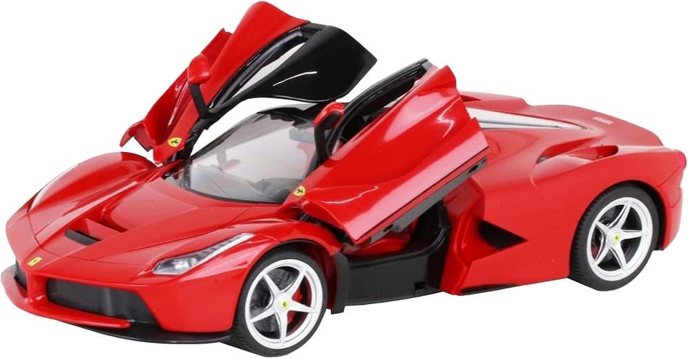 Carro de Controle Remoto Ferrari LaFerrari Amarelo Escala 1/14 Rastar