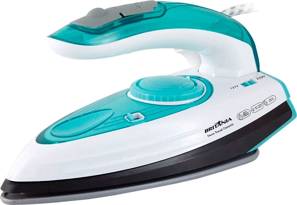 Ferro A Vapor Britania Travel Ceramic Bivolt