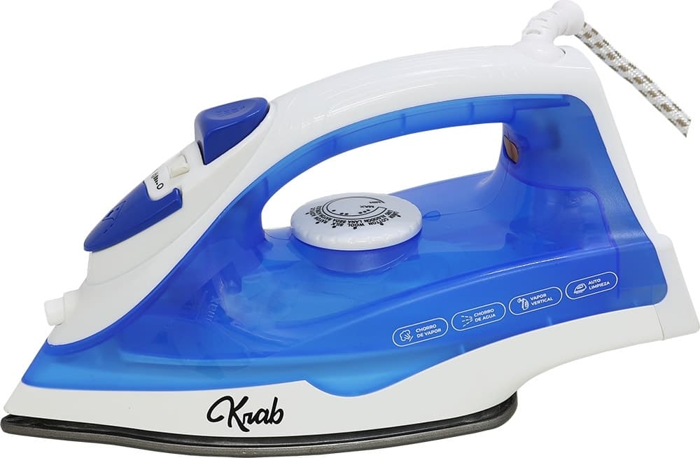 Ferro A Vapor Krab Kbpv13 2 Em 1 Antiaderente Branco - 220V-50/60Hz