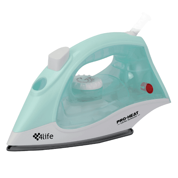 Ferro de Passar A Vapor 4LIFE FL1106B 1000W 110V ~ 60Hz Azul/Branco