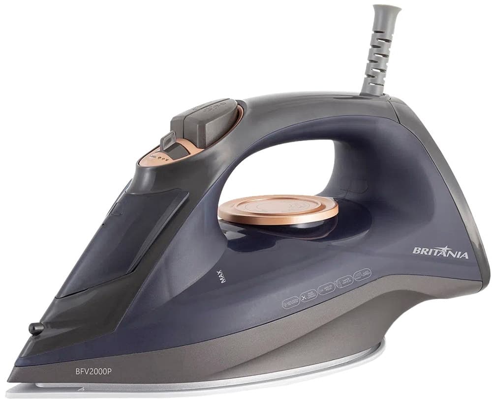 Ferro de Passar A Vapor Britania Ceramic BFV2000P 1200W 110V