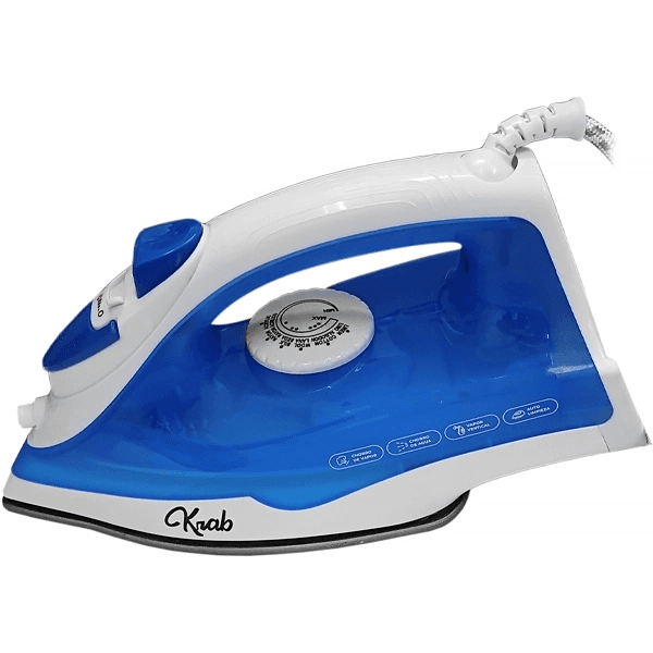 Ferro de Passar A Vapor Krab Kbpv13 1200W 110V ~ 50/60Hz Branco/Azul