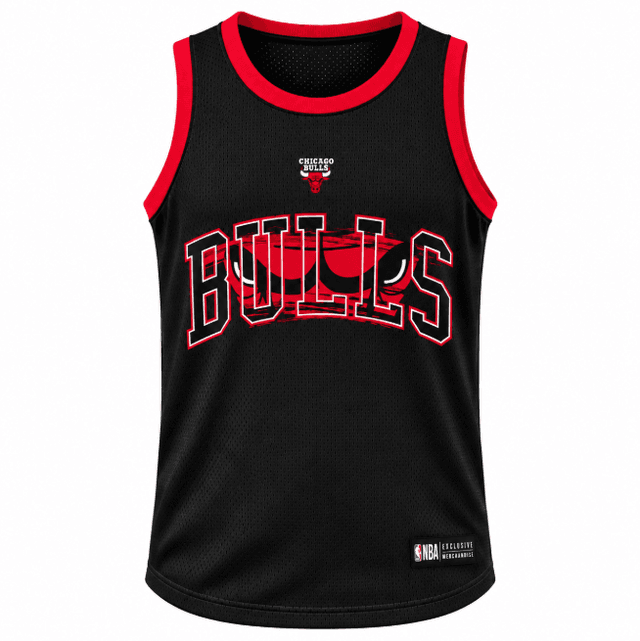 Regata Fexpro Masculina Chicago Bulls NBPTT5203BK1 (L) Preto Tam. L