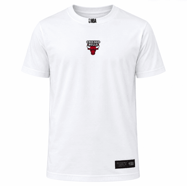 Camiseta Fexpro Masculino Chicago Bulls NBATS5201WH1 (L) Branco Tam. G