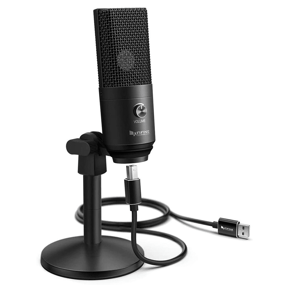 Microfone Fifine K670B Condenser USB Preto