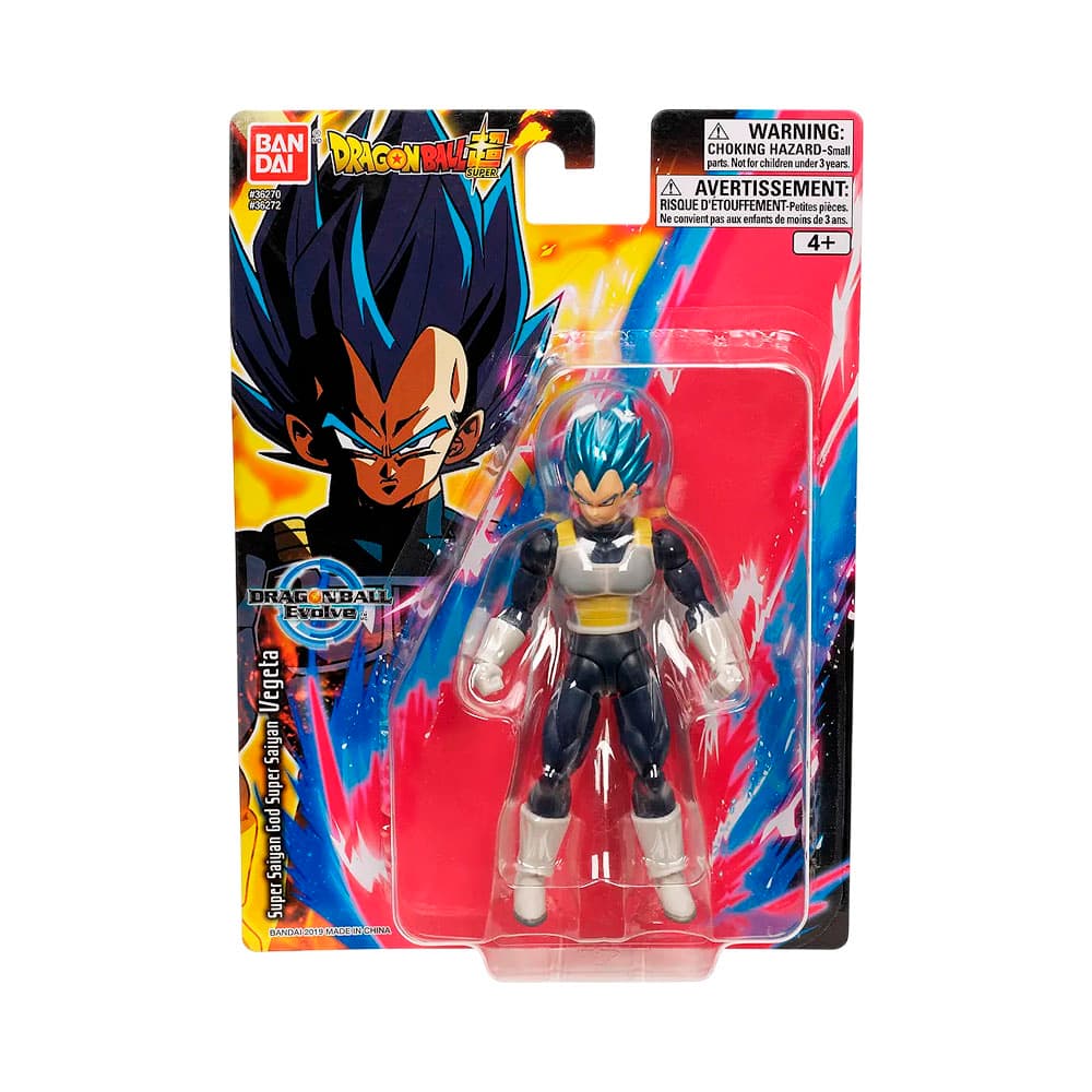 Figura Bandai Dragon Ball Super Dragon Ball Evolve Super Saiyan God Super Saiyan Vegeta
