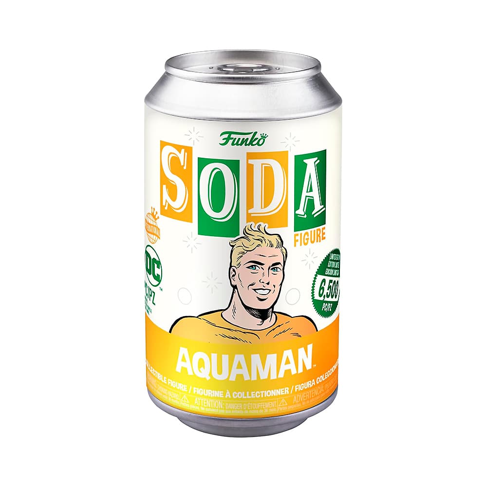 Figura Colecionável Funko Soda Dc Comics Aquaman