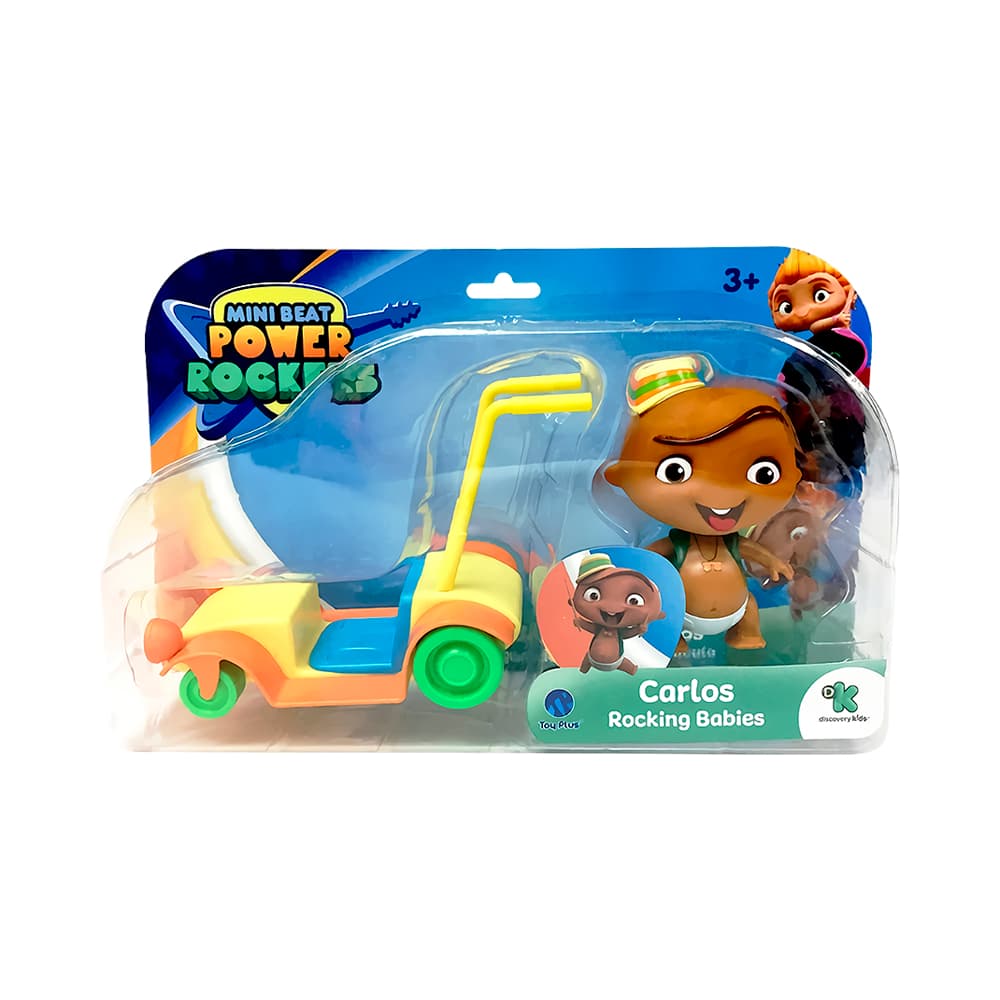 Figura Colecionável Power Rockers Mini Beat 32020 Sortido 1 Peça