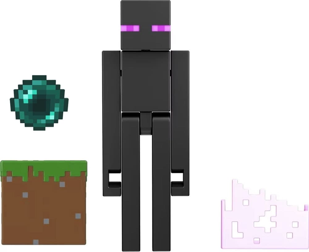 Figura Mattel Minecraft Enderman Jcn37
