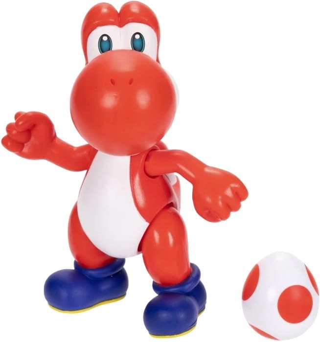 Figura Red Yoshi With Egg Jakks Pacific