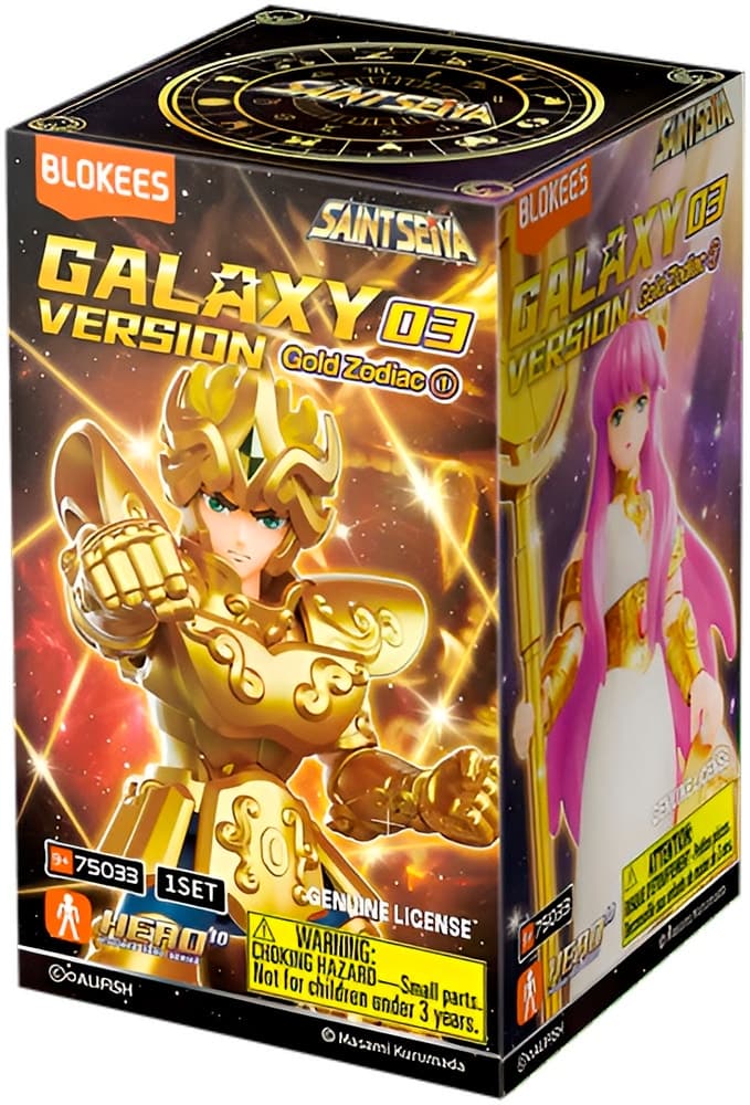 Figura Saint Seiya Gold Zodiac 03 Blind Box - Blokees 75033