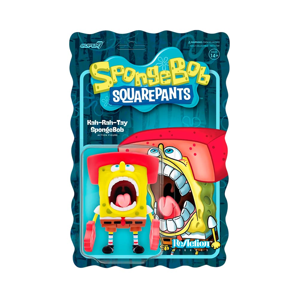 Figura de Ação Spongebob Squarepants Reaction Kah-Rah-Tay Spongebob