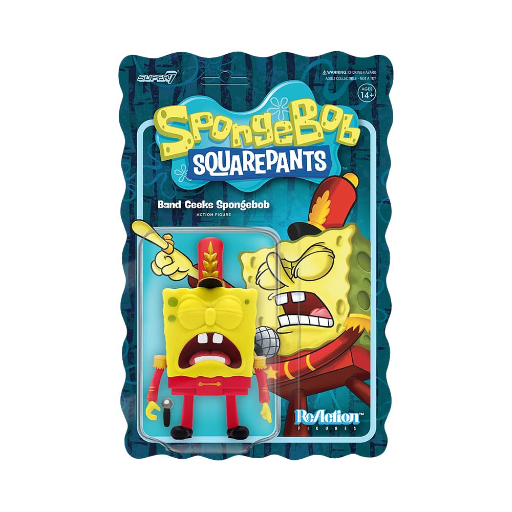 Figura Super 7 Spongebob Squarepants Reaction Wave 2 Band Geeks Spongebob