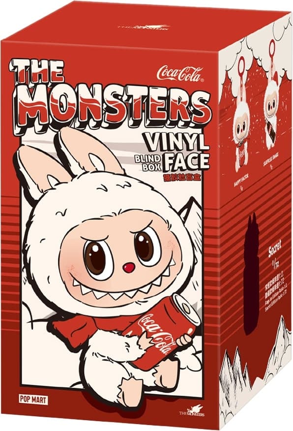 Figura Colecionável Pop Mart the Monsters Coca-Cola Series-Vinyl Face Blind Box