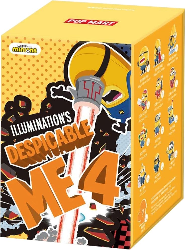 Figura Colecionável Pop Mart Despicable Me 4 Blind Box