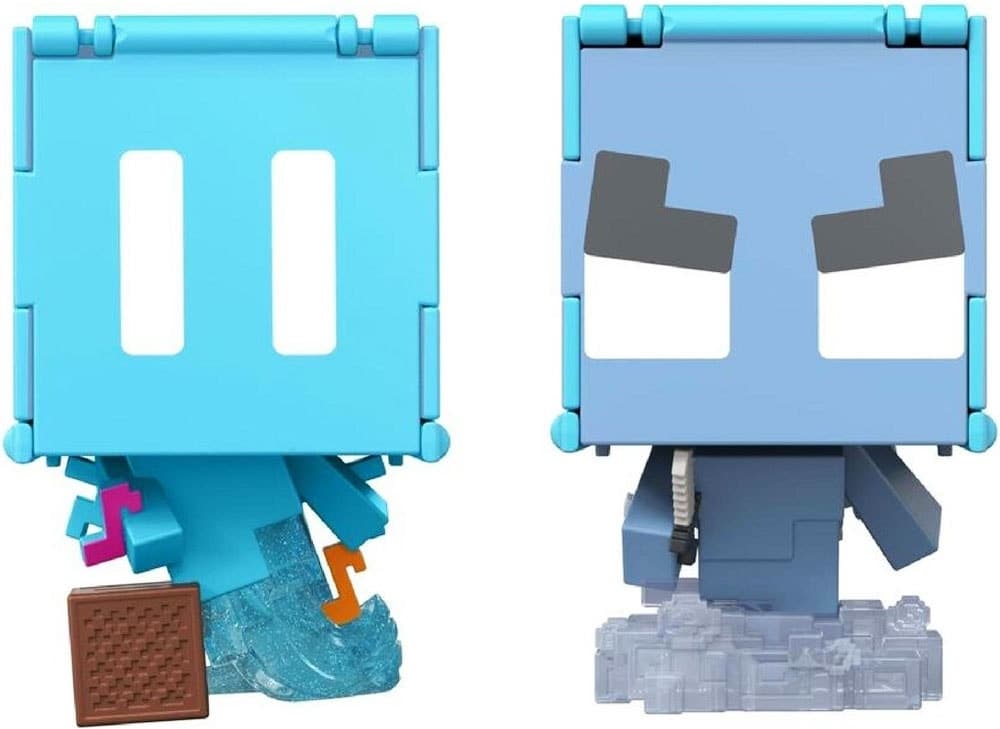 Figuras Minecraft Magic Mobs Flippin' Figs 2 Em 1 Mattel