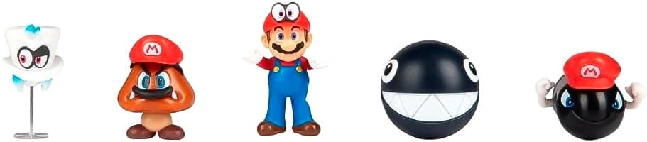 Figuras Multi-Pack Super Mario Odyssey Jakks Pacific