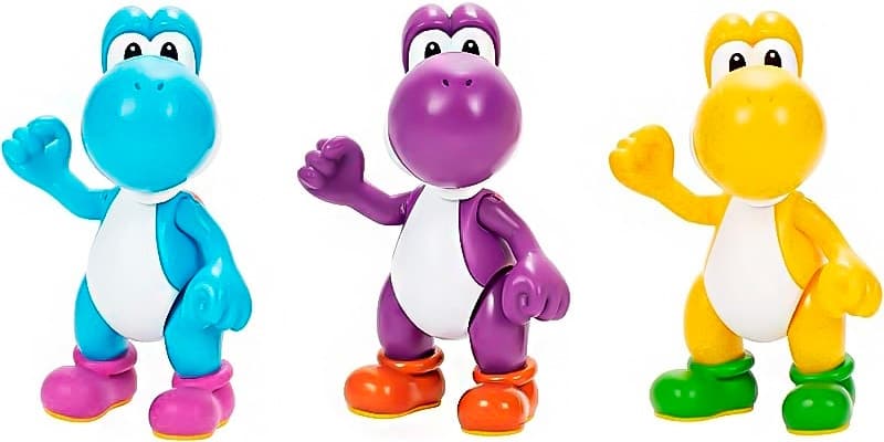 Figuras Yoshi Multi-Pack Super Mario Jakks Pacific