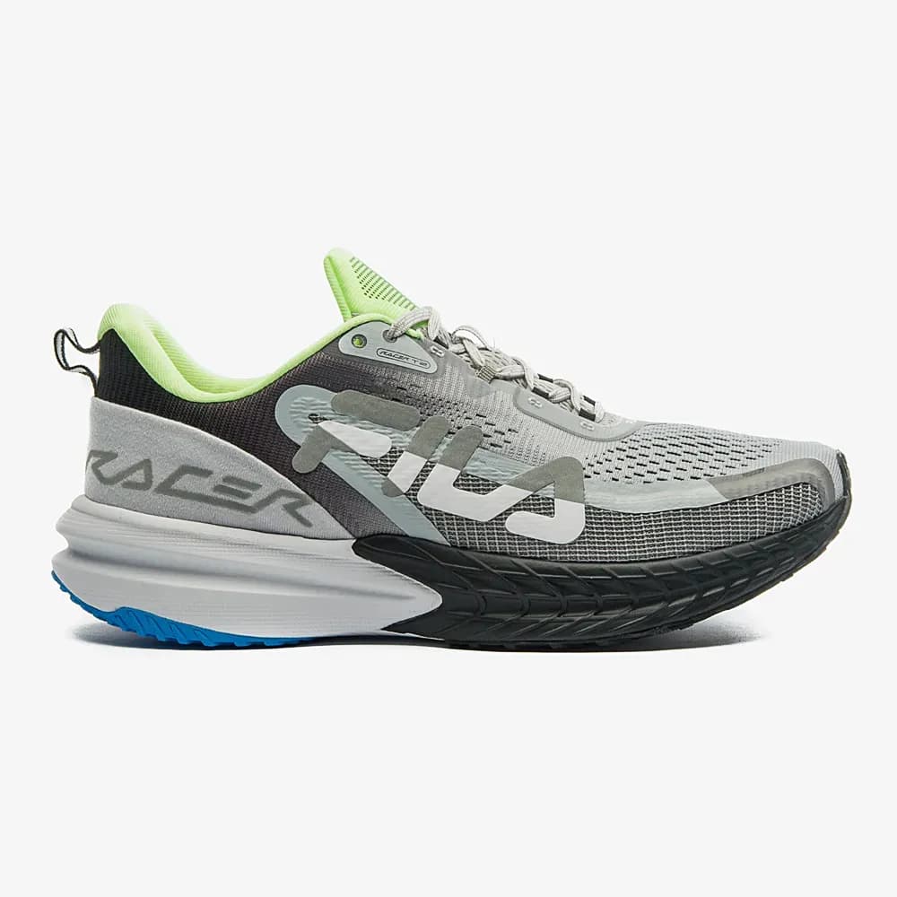 Tênis Fila Racer T2 F02R00123-3546 Plata/Preto/Verde Claro Tam. 39