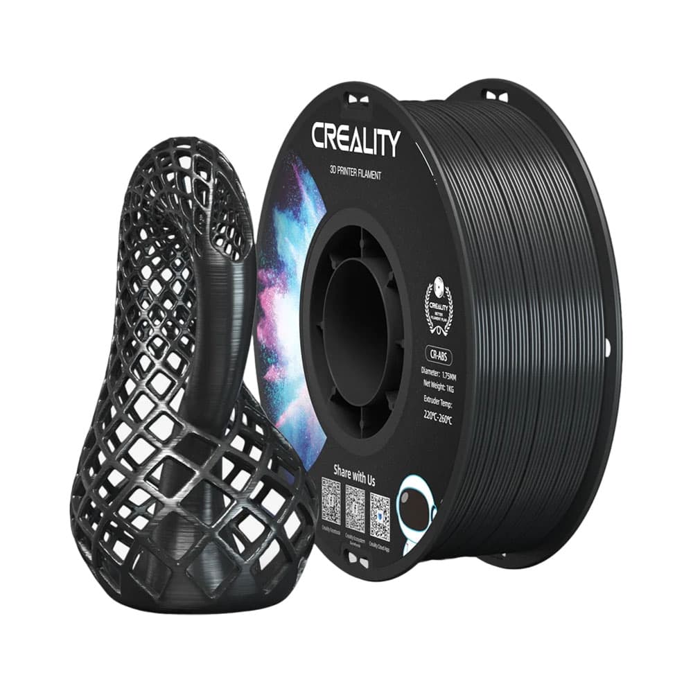 Filamento para Impressora 3D Creality Cr-Abs 1 Kg Preto