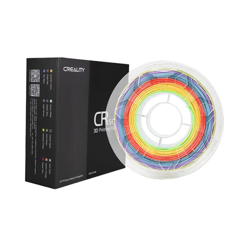 Filamento para Impressora 3D Creality Cr-Pla 1 Kg Multicolor (Rainbow)