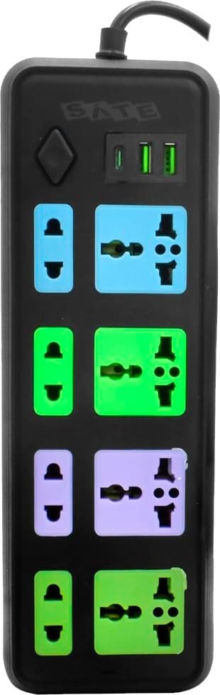Filtro de Linha Satellite A-R382U 8 Tomadas / 2 USB / USB-C / 2M