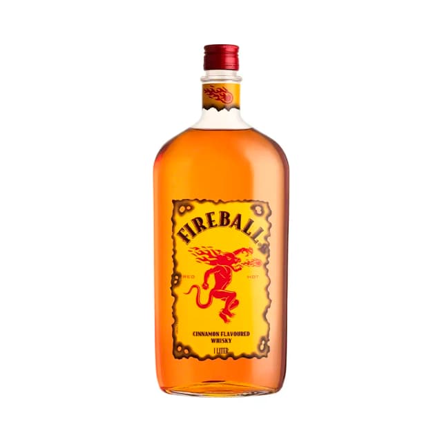 Licor de Whisky Fireball Cinnamon 1L