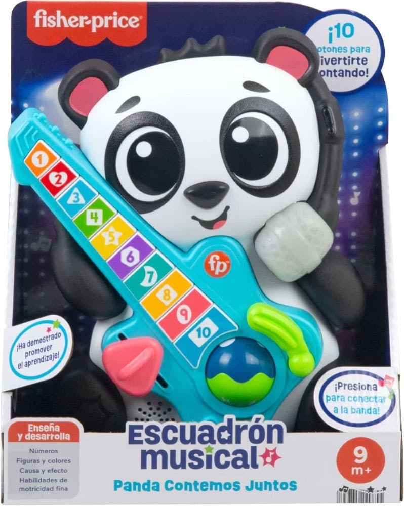 Brinquedo Musical Fisher-Price Escuadrón Musical Panda - Hyl16