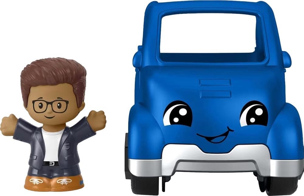 Carrinho Fisher-Price Little People Azul - Hmx82