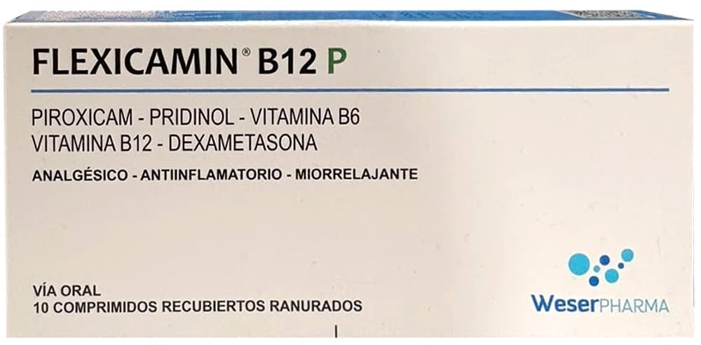 Vitamina B6 B12 Almos Flexicamin P (10 Comprimidos)