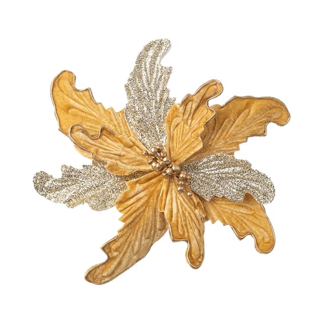Flor Natalina Maranelo Qd2240-160 Amarelo