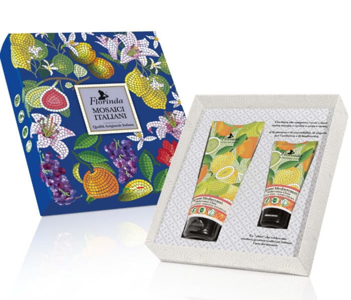Conjunto de Presente Gel de Banho + Creme para Mãos Florinda Mediterranean Citrus Mosaic