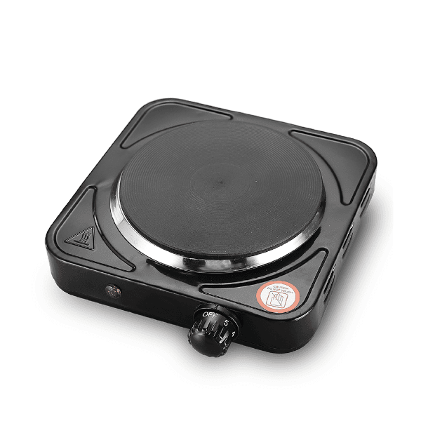 Fogão Elétrico Smartfy FG02B 1/BOCA/CHAPA 1000W 110V 60Hz Preto
