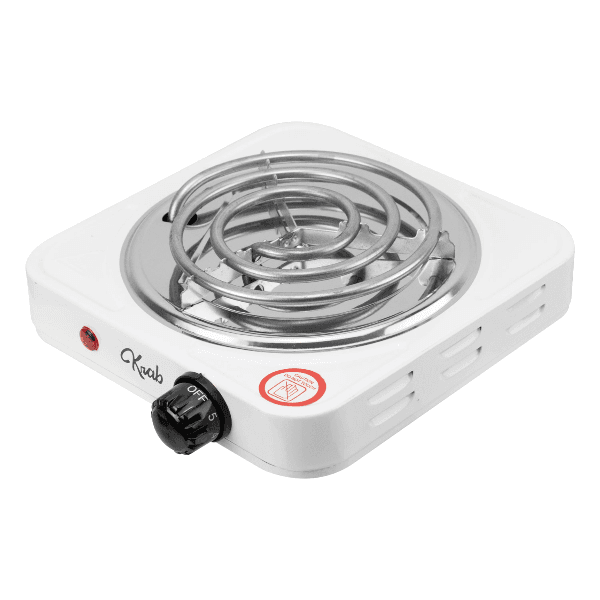 Fogareiro Elétrico Krab Kbce1001 1000W 1 Boca 5 Temperaturas 220V Branco