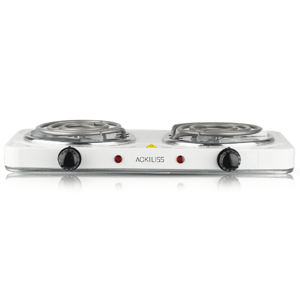 Fogareiro Elétrico Ackiliss Acl-8020B 2 Bocas 2000W 220-240V Branco