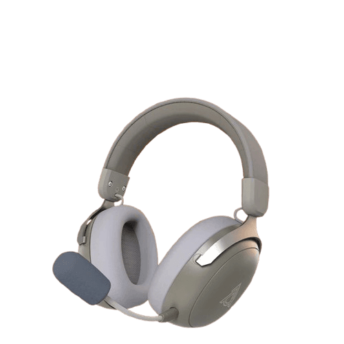 Fone de Ouvido com Microfone Ajazz Ahm08 Max Gaming USB Cinza/Branco