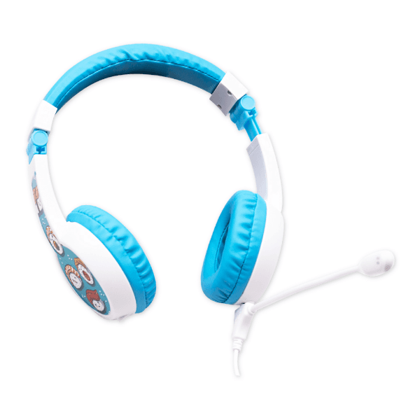 Fone de Ouvido Crayola Tech Headphones Cr-W180H P2 Com Microfone Azul Claro Branco