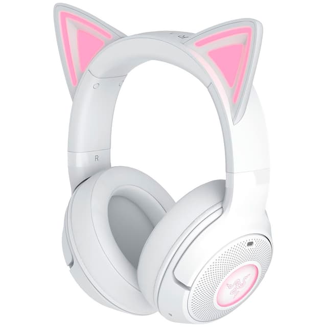Fone de Ouvido Gamer Razer Kraken Kitty V2 RGB / Bluetooth - Branco (RZ04-04860600-R3U1)