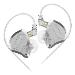 Fone de Ouvido Kz In-Ear Ks-Zsn Pro 2 Prateado