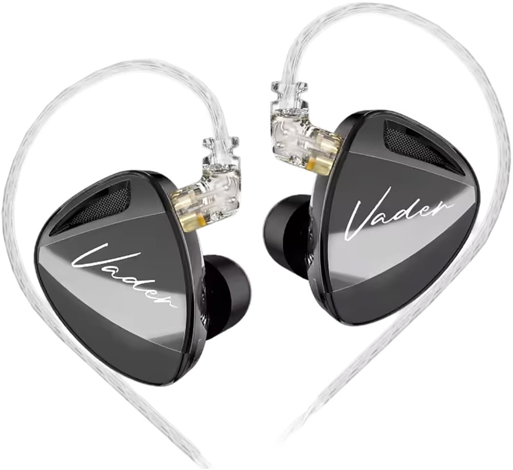 Fones de Ouvido Monitor Kz KZ-Vader Balanced Version Prateado Preto